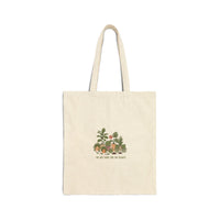 Plant Parent Pun Tote, Canvas Tote Bag | Succulent Pun, Leaf Doodle