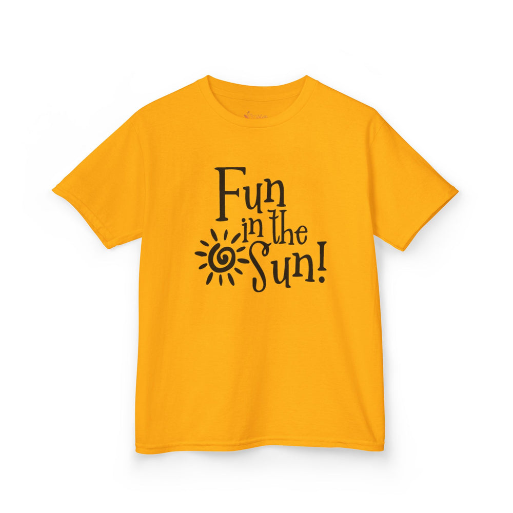 Gildan 5000B | Fun in the Sun Kids' Graphic T-Shirt - Organic Cotton Summer Tee