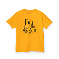 Gildan 5000B | Fun in the Sun Kids' Graphic T-Shirt - Organic Cotton Summer Tee