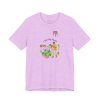 Bella+Canvas3001 | I Wet My Plants T-Shirt | Plant Mom Succulent Pun Tee, Sage Botanical Humor