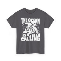Gildan5000 | Unisex Sea Turtle "The Ocean Is Calling" Tee