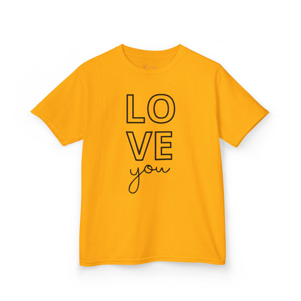 "Love You" Youth T-Shirt | Cute Valentine's Day Graphic Tee for Kids