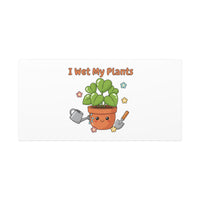I Wet My Plants Canvas | Plant Parent Humor, Botanical Pun Decor