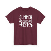 Gildan 5000 | Sun-Drenched Vibes: Retro Summer Aloha Unisex Softstyle Tee