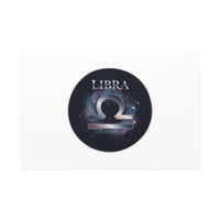 Libra Zodiac Canvas, Astrology Wall Art | Constellation Galaxy Print