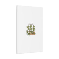Can't Leaf You Alone Canvas | Plant Parent Humor, Sage Botanical Art