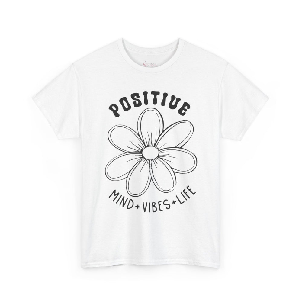 Gildan 5000 | Inspirational Daisy Unisex T-Shirt - Positive Mind, Vibes, Life