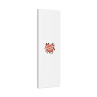 Independently Unloved Heart Print Canvas | Anti Valentine, Single Humor