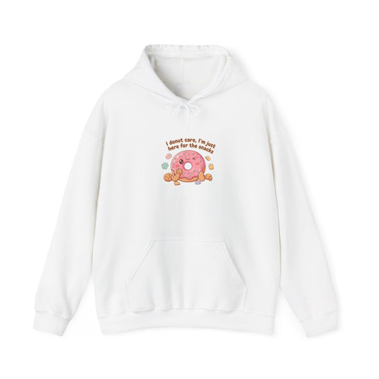 Donut Care Ramen Comfort Hoodie | food pun sweatshirt, cozy snack cartoon
