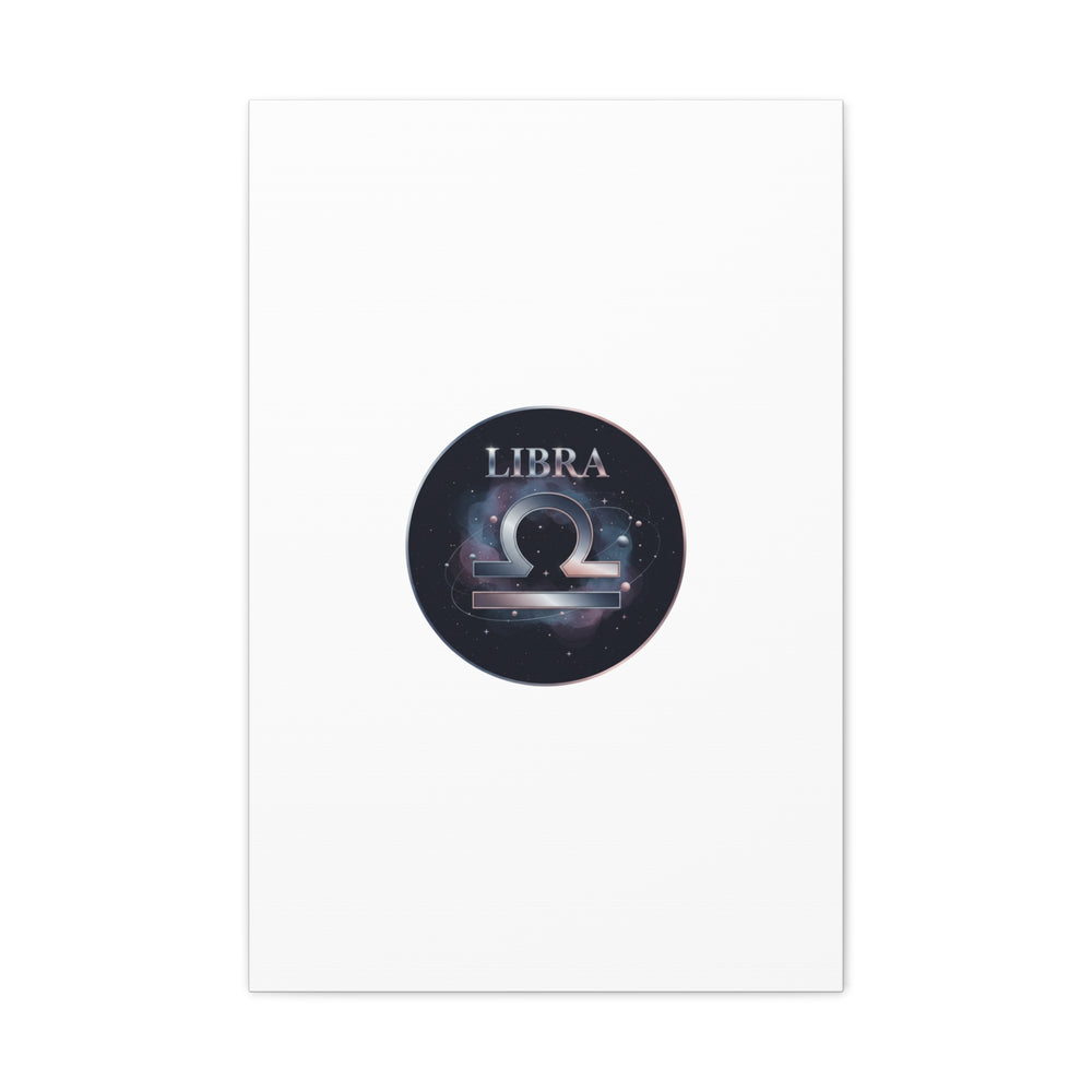 Libra Zodiac Canvas, Astrology Wall Art | Constellation Galaxy Print