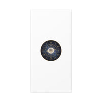 Zodiac Constellation Wheel Canvas, Astrology Art Print | Gold Foil Galaxy