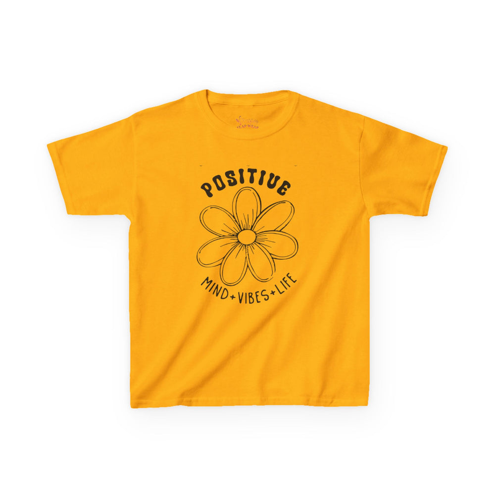 Gildan 5000B | Kids' Positive Vibes Daisy Tee – Mind, Vibes & Life Graphic T-Shirt