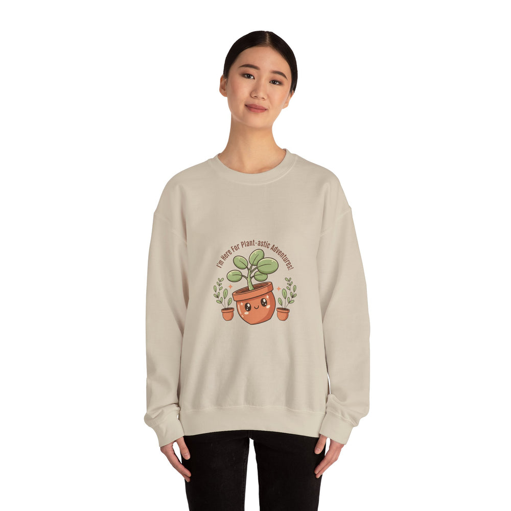 Plant Parent Pun Crewneck Sweatshirt | succulent pun, plant mom apparel