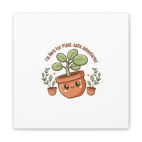 Plant-astic Pun Canvas | Stretched Matte Botanical Wall Art