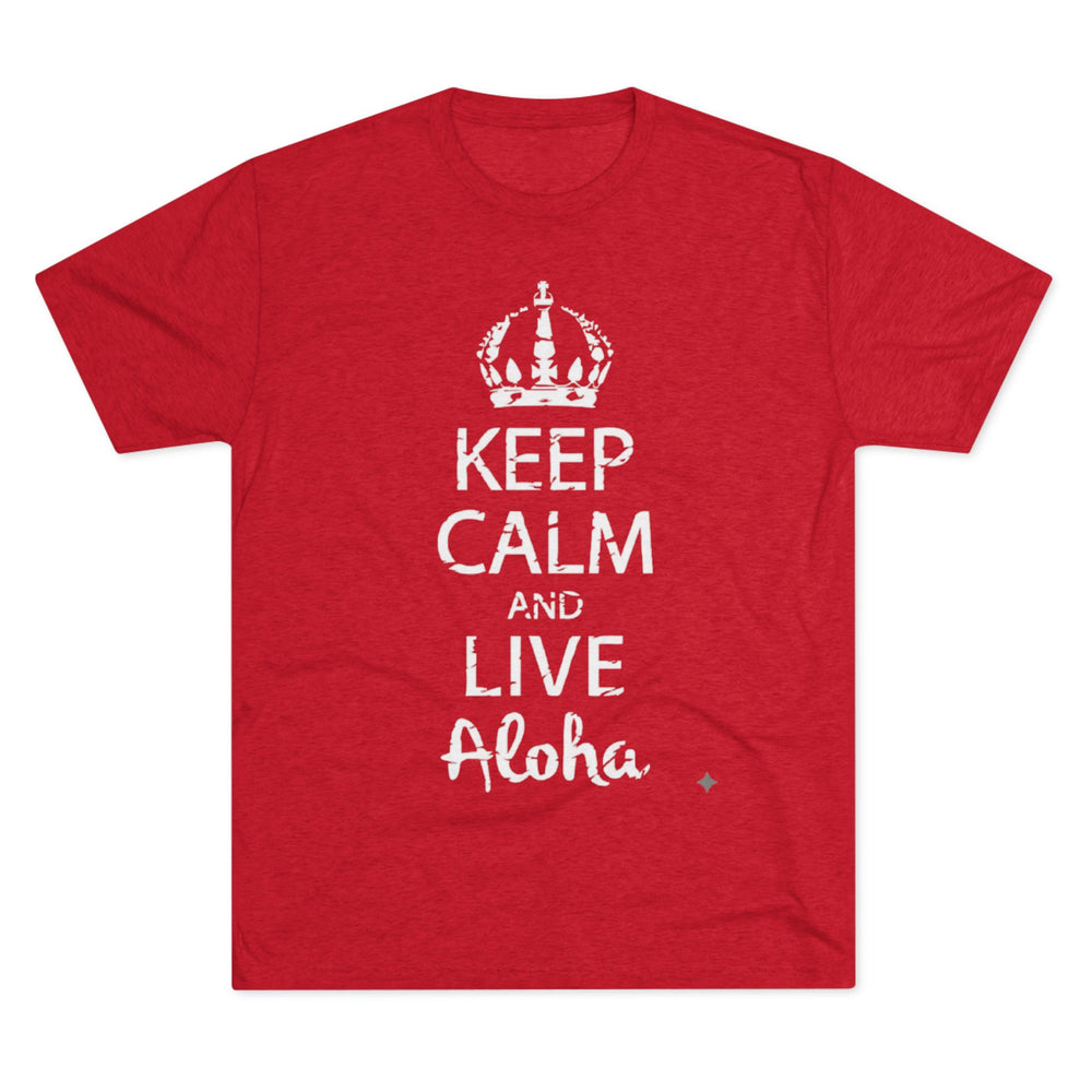 Next Level 6010 | Keep Calm and Live Aloha – Premium Unisex Comfort Tee