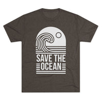 Next Level 6010 | Unisex Save The Ocean Tee — Retro Wave Environmental Awareness T-Shirt