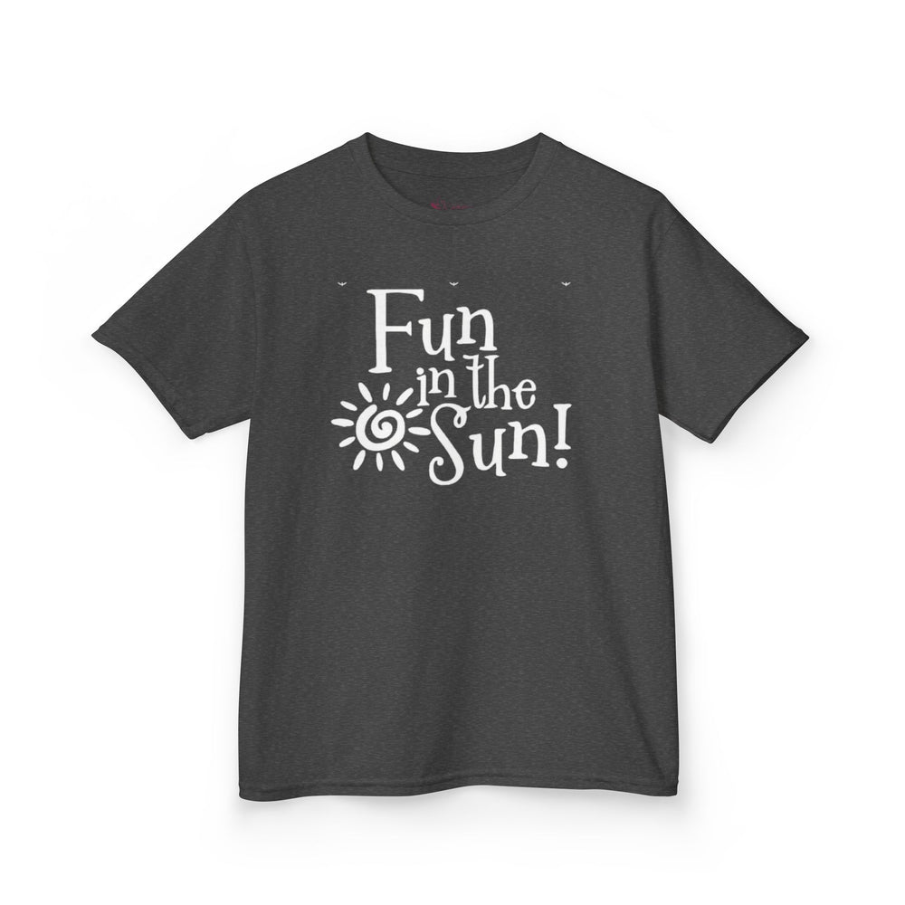 Gildan 5000B | Fun in the Sun Kids' Graphic T-Shirt - Organic Cotton Summer Tee