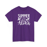 Gildan 5000 | Sun-Drenched Vibes: Retro Summer Aloha Unisex Softstyle Tee