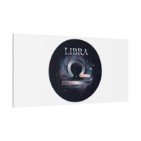 Libra Zodiac Canvas, Astrology Wall Art | Constellation Galaxy Print