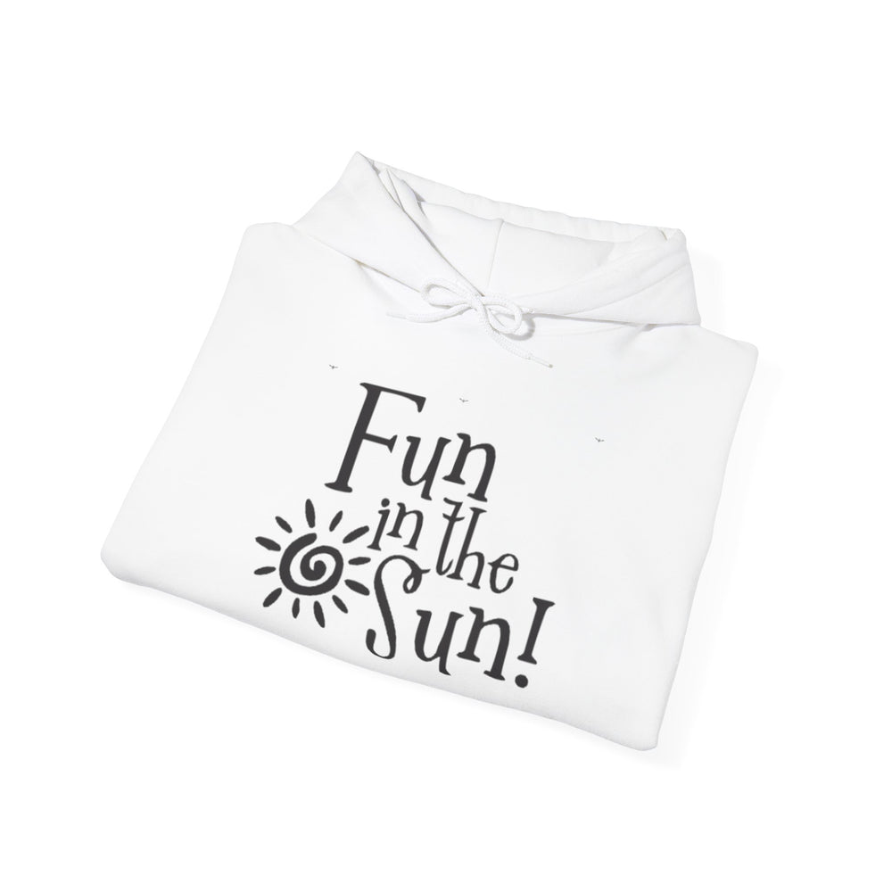 Gildan 18500 | SUNNY "Fun in the Sun" Unisex Hoodie – Cheerful & Cozy Summer Sweatshirt