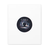 Libra Zodiac Canvas, Astrology Wall Art | Constellation Galaxy Print
