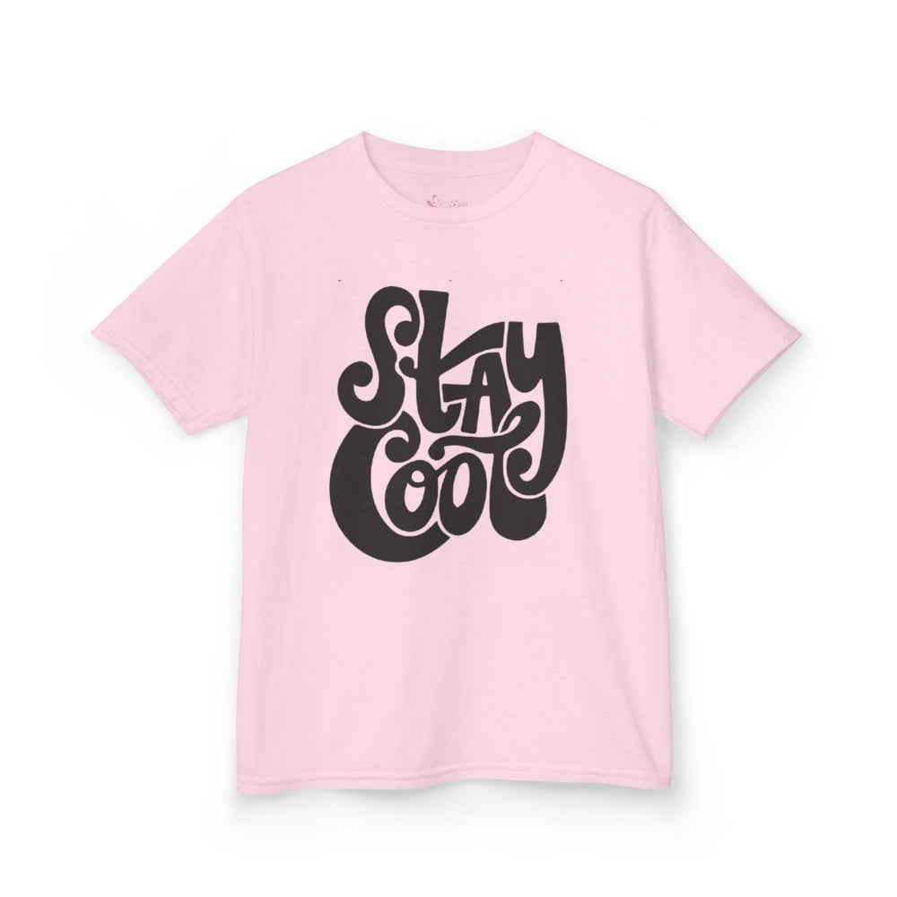 Gildan 5000B | Kids’ "Stay Cool" Retro Graphic Tee – Comfy Cotton T-Shirt