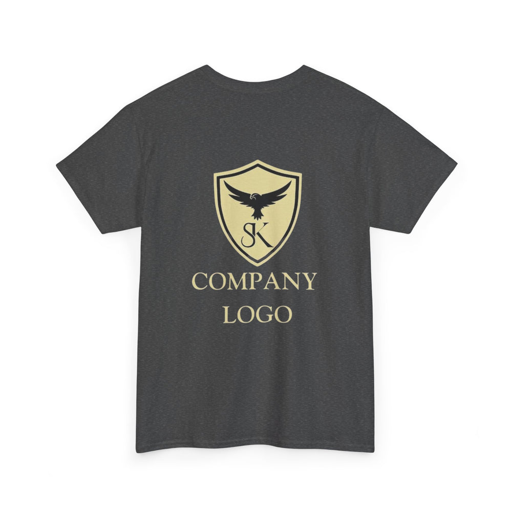 Unisex Heavy Cotton Tee | Custom Company Logo T-shirts, Custom Design Sweatshirts, Personalized Logo Hoodies, Custom Double Sided Print Shirts, Custom Text Shirts