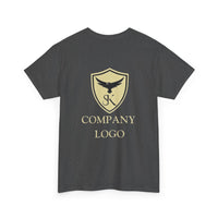 Unisex Heavy Cotton Tee | Custom Company Logo T-shirts, Custom Design Sweatshirts, Personalized Logo Hoodies, Custom Double Sided Print Shirts, Custom Text Shirts