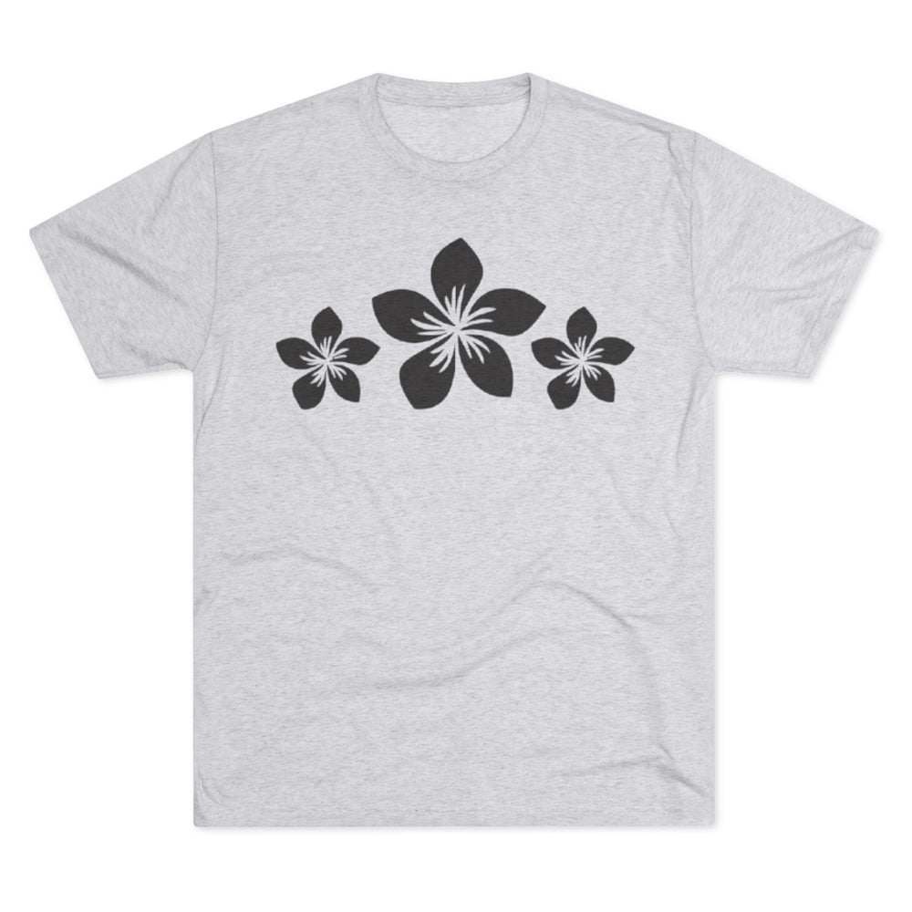 Next Level 6010 | Unisex Tropical Hibiscus Trio – Unisex Tri-Blend Vintage Tee