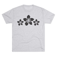 Next Level 6010 | Unisex Tropical Hibiscus Trio – Unisex Tri-Blend Vintage Tee