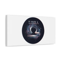 Libra Zodiac Canvas, Astrology Wall Art | Constellation Galaxy Print