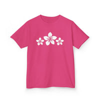 Gildan 5000B | Kids' Tropical Bloom Tee - Soft Cotton Floral Graphic T-Shirt