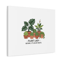 Plant Lady Canvas | Matte Stretched Botanical Pun Wall Art