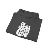 Gildan 18500 | Unisex "Stay Cool" Retro Graphic Hoodie – Bold Puff Lettering Pullover – Premium Soft Fleece Streetwear