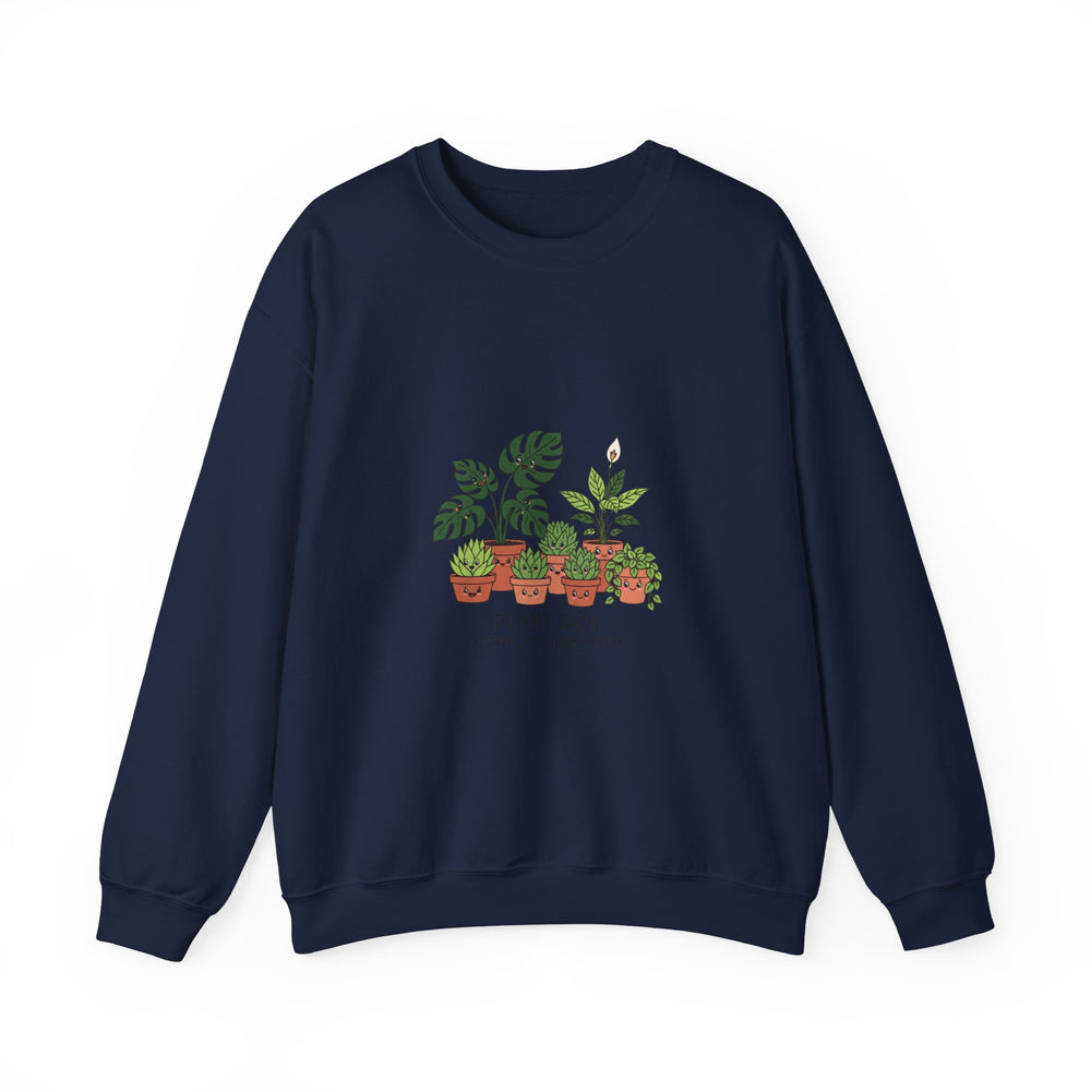 Plant Lady Sweatshirt | plant mom, succulent pun, sage cream botanical