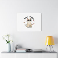 Single & Happy Cat Canvas | Anti Valentine, Sarcastic Valentine Wall Art