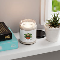 Planting Joy Every Day Soy Candle | plant parent pun, sage cream label