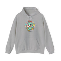 Gildan 18500 | Joyful Blob Cartoon Hoodie | Joyful Blob Kawaii Unisex Hoodie | Minimalist Retro Cartoon Streetwear