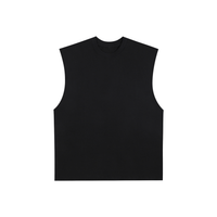 Unisex Raw Edge Cotton Tank Top