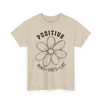 Gildan 5000 | Inspirational Daisy Unisex T-Shirt - Positive Mind, Vibes, Life