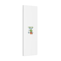 I Wet My Plants Canvas | Plant Parent Pun, Modern Botanical Wall Art