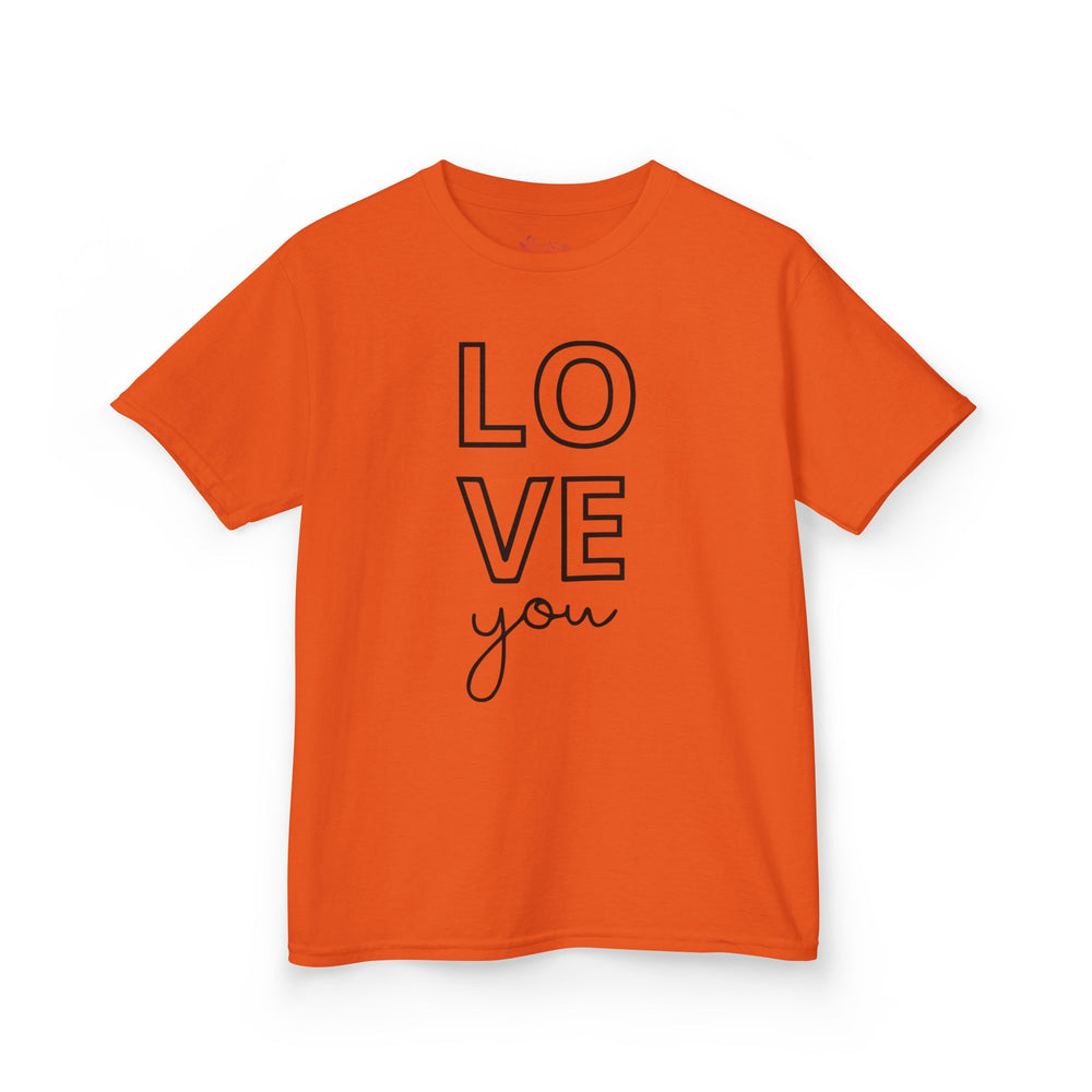 "Love You" Youth T-Shirt | Cute Valentine's Day Graphic Tee for Kids