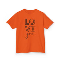 "Love You" Youth T-Shirt | Cute Valentine's Day Graphic Tee for Kids