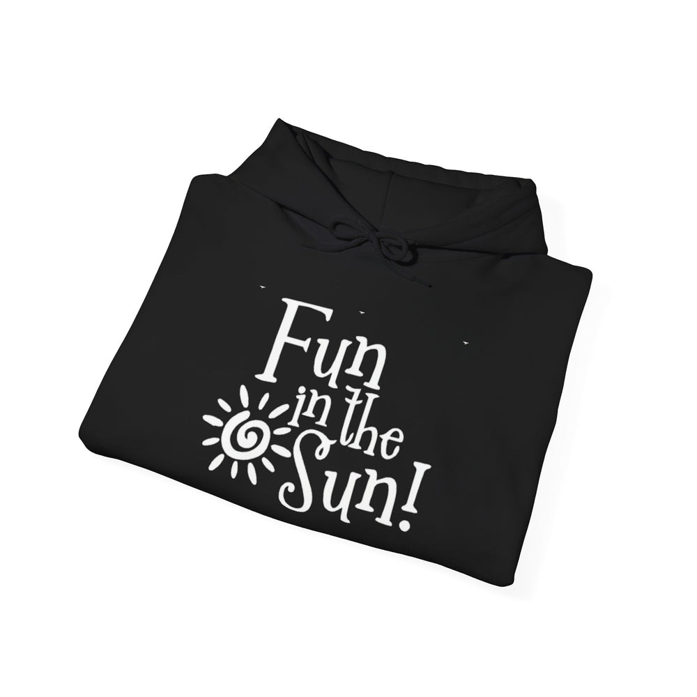 Gildan 18500 | SUNNY "Fun in the Sun" Unisex Hoodie – Cheerful & Cozy Summer Sweatshirt