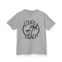 Gildan 5000B | Youth Paradise Beach T-Shirt – Comfortable Cotton Graphic Tee for Boys & Girls