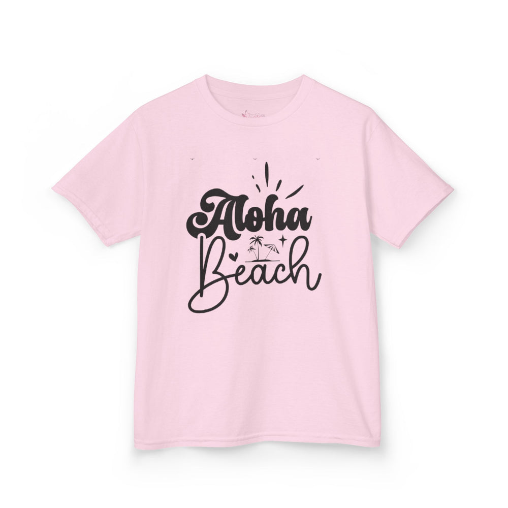 Gildan 5000B | Kids' Aloha Beach Tropical T-Shirt | Soft Summer Vacation Tee