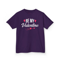 "Be My Valentine" Youth T-Shirt | Cute Heart & Arrow Graphic Tee for Kids | Boys & Girls School Holiday Top