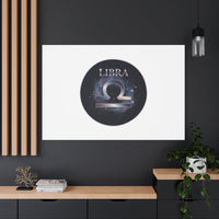 Libra Zodiac Canvas, Astrology Wall Art | Constellation Galaxy Print