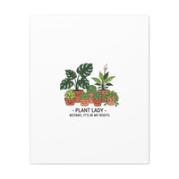 Plant Lady Canvas | Matte Stretched Botanical Pun Wall Art