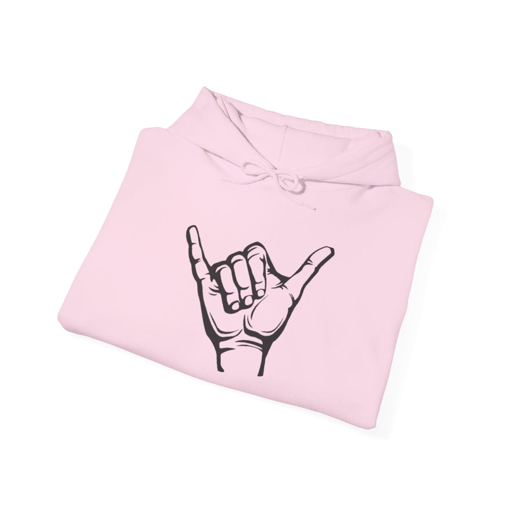 Gildan 18500 | POSITIVE Vibe Shaka Hand Unisex Hoodie – Cozy 'Hang Loose' Sweatshirt